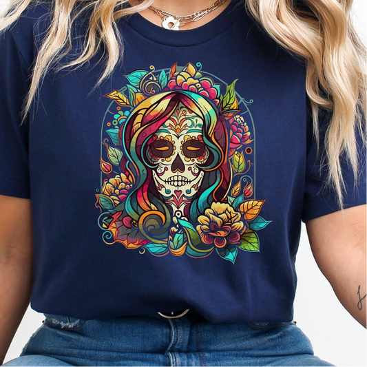 Catrina Day Of The Dead T-Shirt, Mexican Heritage Shirt