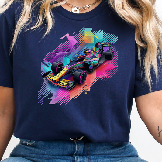 Formula 1 Shirt, Abstract Miami GP Inspired F1 T-Shirt