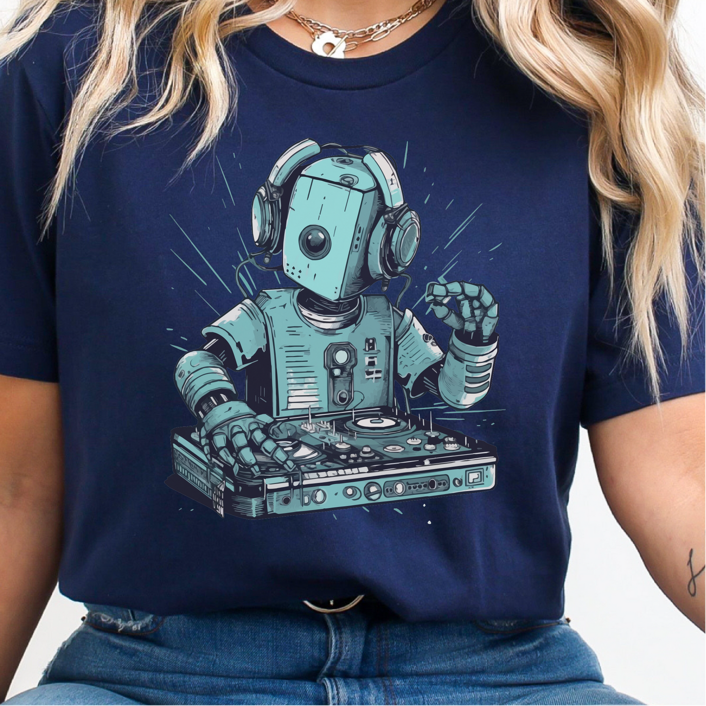 Robot DJ T-Shirt, Music Festival Shirt