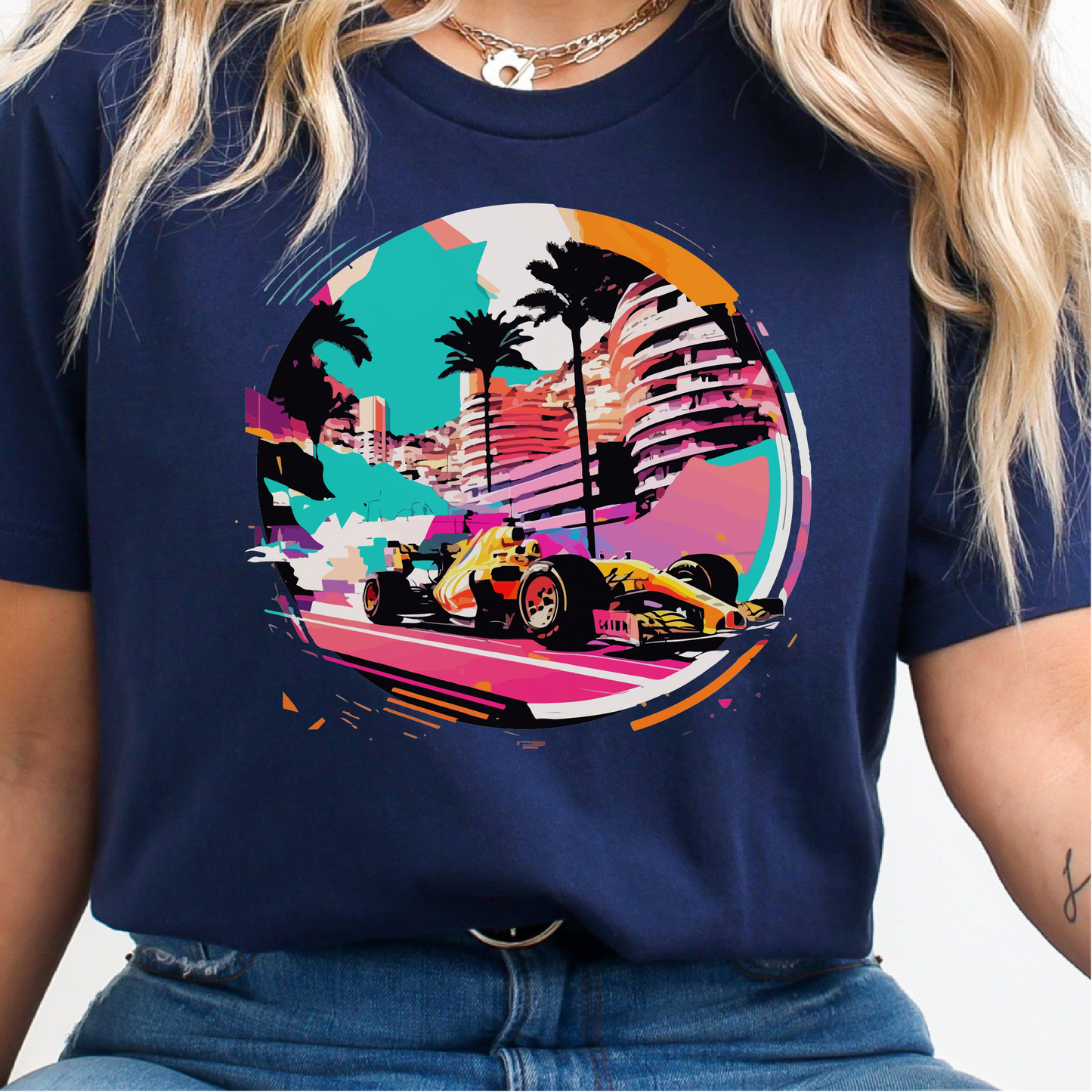 Formula 1 T-Shirt, Monaco Inspired F1 Shirt