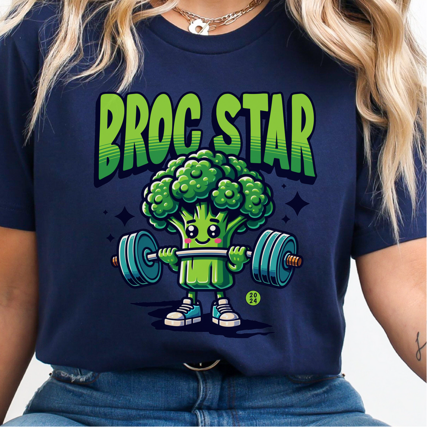 Broccoli Workout T-Shirt, Gym Shirt