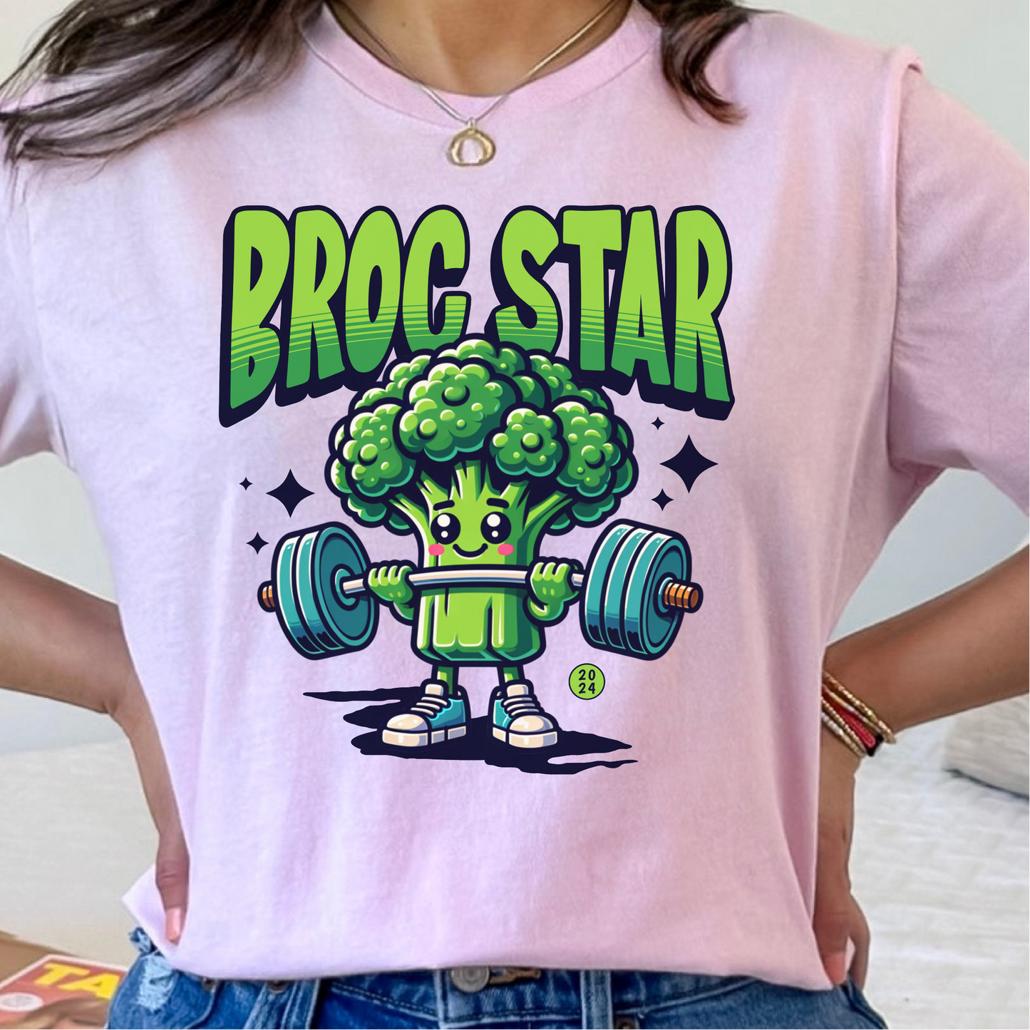 Broccoli Workout T-Shirt, Gym Shirt