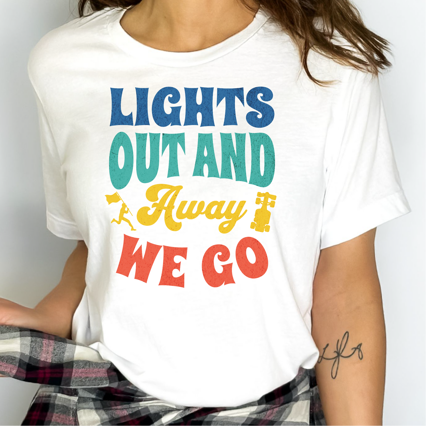 Lights Out And Away We Go T-Shirt, Formula 1 Shirt